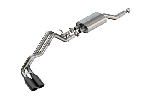 Borla 140975BC 2024+ Ford Ranger XLT S Type Catback System - Black Chrome - #140975BC