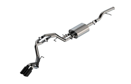 Borla 140854BC 21-26 Chevrolet Tahoe 5.3L V8 AT 2/4WD Touring Cat-Back Exhaust (Black Chrome) - #140854BC