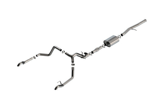 Borla 141004 2024 Chevrolet/GMC 1500 ZR2 & AT4X 6.2L V8 4WD 4DR ATAK Catback Exhaust w/ Turndown Tips - #141004