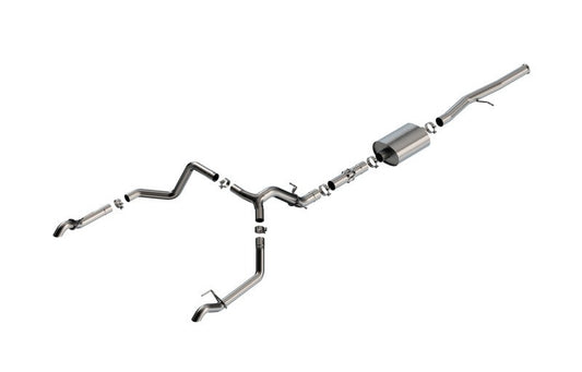 Borla 140915 22-23 Chevrolet Silverado 1500 ZR2 & AT4X 6.2L CC SB 147.5in WB ATAK Cat-Back - #140915