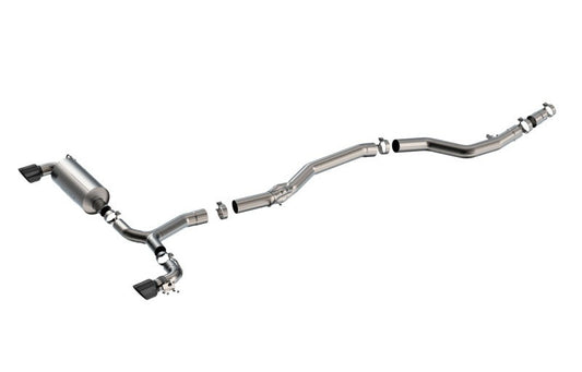 Borla 140826BC 20-26 Toyota GR Supra ATAK Cat-Back Exhaust System w/ Black Chrome Tips - #140826BC
