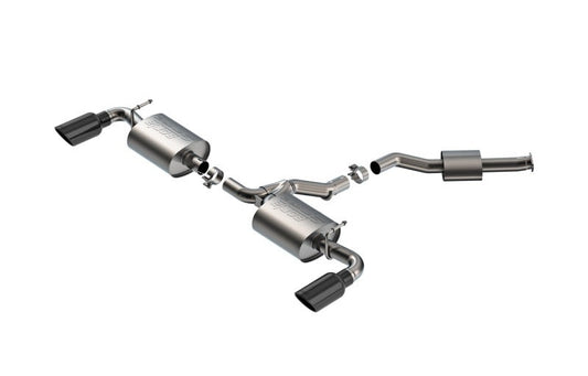 Borla 141010BC 19-26 Toyota RAV4 Hybrid 2.25 S-Type Cat Back Exhaust - Black Chrome - #141010BC