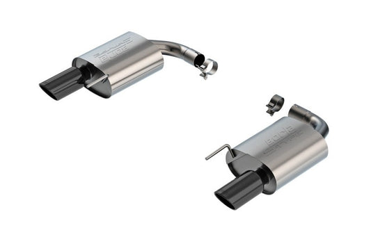 Borla 11986BC 2024-2026 Ford Mustang Eco Boost 2.3L S-Type Axle Back Exhaust with Black Chrome Tips - #11986BC