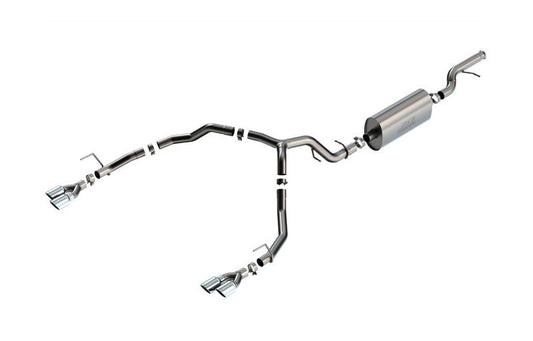 Borla 140856 21-26 Chevrolet Tahoe 5.3L V8 2/4WD 4DR 3.00in/2.75in Touring Cat-Back Exhaust w/ Chrome Tips - #140856