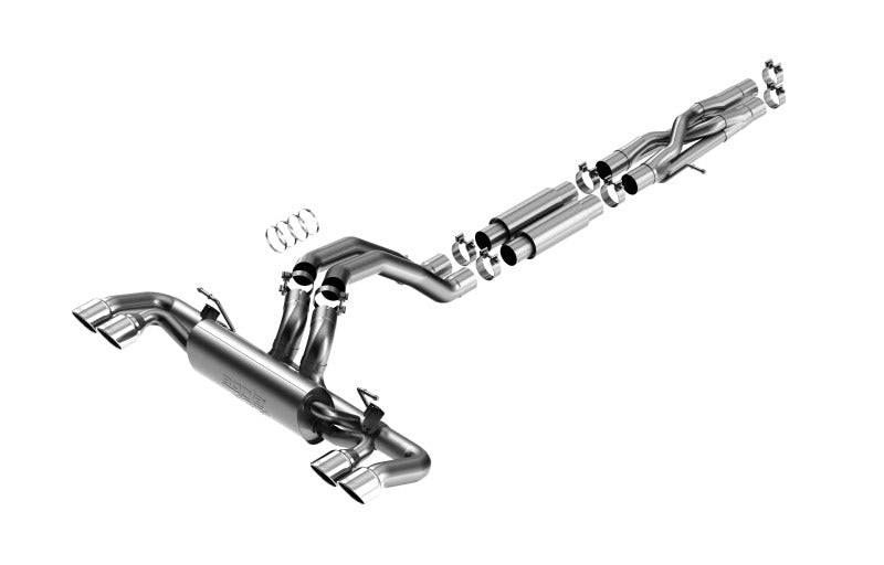 Borla 140893 21-26 Jeep Wrangler Rubicon 392 6.4L V8 AT 4WD 4DR ATAK Cat-Back Exhaust (Stainless) - #140893