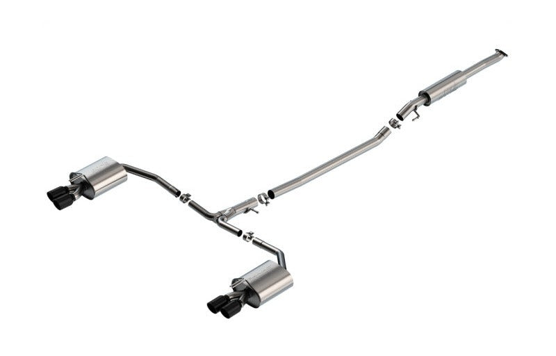 Borla 140905BC 21-23 Hyundai Sonata N Line 2.5L i4 AT FWD 4DR 2.00in 2.75in S-Type Exhaust - Black Chrome - #140905BC