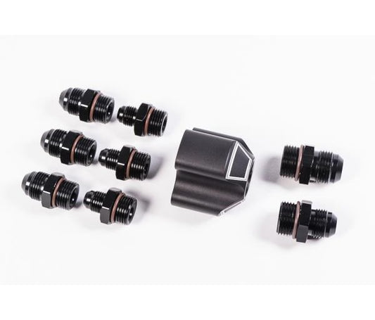Radium Distribution Block, 3 Into 1 With Fittings - #20-0237