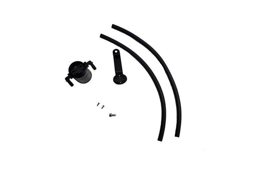 J&L 19-24 Ford/Lincoln SUV & Trucks w 2.0 EcoBoost Driver Side Oil Separator 3.0 - Black Anodized - #3044D-B