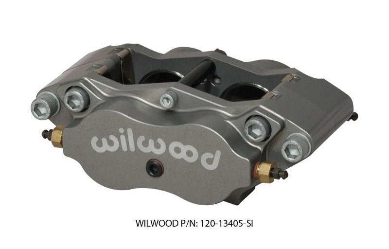 Wilwood Caliper-Billet Narrow Dynalite Radial Mount 1.75in Piston/.38in Disc - #120-13405-SI
