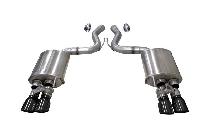 Corsa 2018-2023 Ford Mustang GT Fastback 5.0L 3in Sport Axle-Back Exhaust w/ 4in Black Tips
