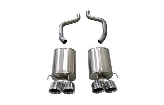 Corsa 2005-2008 Chevrolet Corvette (C6) 6.0L/6.2L Polished Sport Axle-Back Exhaust w/4.5in Tips