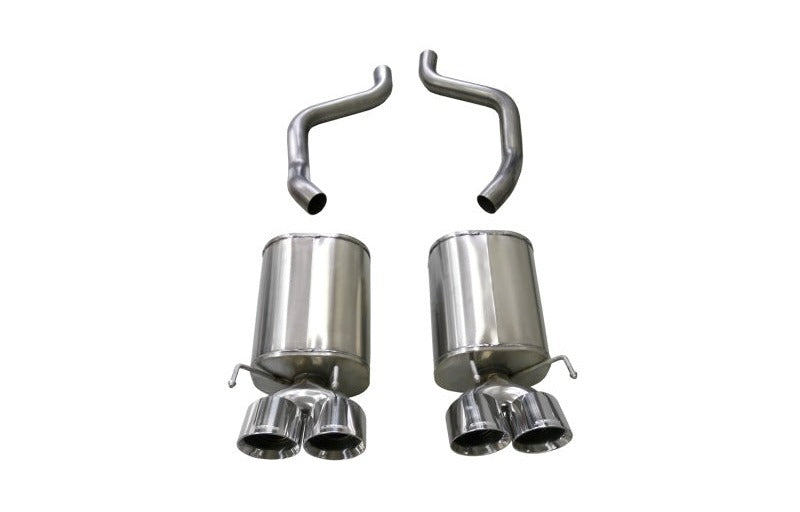 Corsa 2005-2008 Chevrolet Corvette (C6) 6.0L/6.2L Polished Xtreme Axle-Back Exhaust w/4.5in Tips