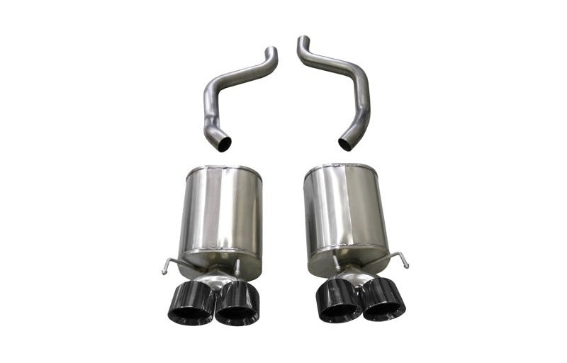 Corsa 2005-2008 Chevrolet Corvette (C6) 6.0L/6.2L Black Xtreme Axle-Back Exhaust w/4.5in Tips
