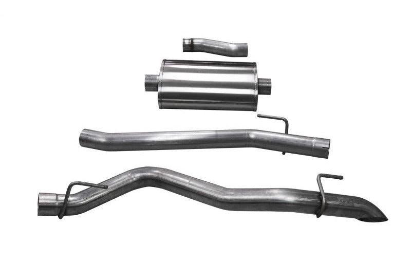 Corsa 2020-2026 Jeep Gladiator JT 3.0in Cat-Back Single Side Exit w/ Turn Down Tip