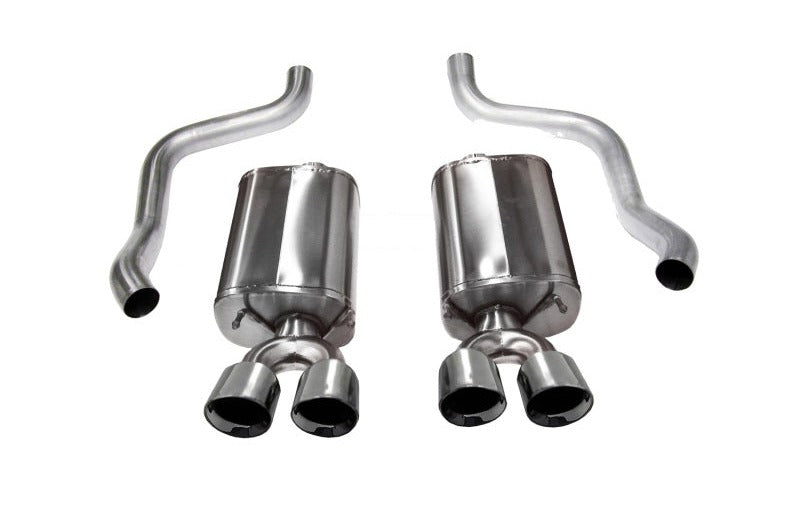 Corsa 2009-2013 Chevrolet Corvette C6 6.2L V8 Polished Sport Axle-Back Exhaust