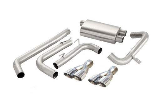 Corsa 1998-2002 Chevrolet Camaro Convertible Z28 5.7L V8 LS1 Polished Sport Cat-Back Exhaust