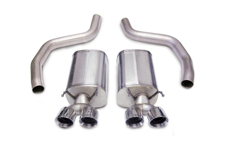 Corsa 2006-2013 Chevrolet Corvette C6 Z06 7.0L V8 Polished Sport Axle-Back Exhaust