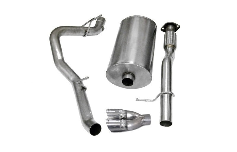 Corsa 2007-2008 Chevrolet Suburban 1500 5.3L V8 Polished Sport Cat-Back Exhaust