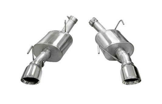 Corsa 2005-2010 Ford Mustang Shelby GT500 5.4L V8 Polished Xtreme Axle-Back Exhaust