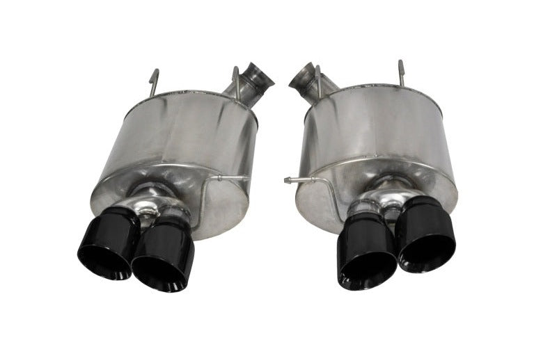Corsa 2013-2014 Ford Mustang Shelby GT500 5.8L V8 Black Sport Axle-Back Exhaust