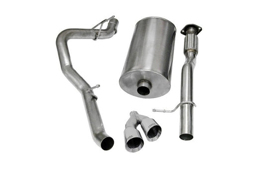 Corsa 2009-2014 Chevrolet Suburban 1500 5.3L V8 Polished Sport Cat-Back Exhaust