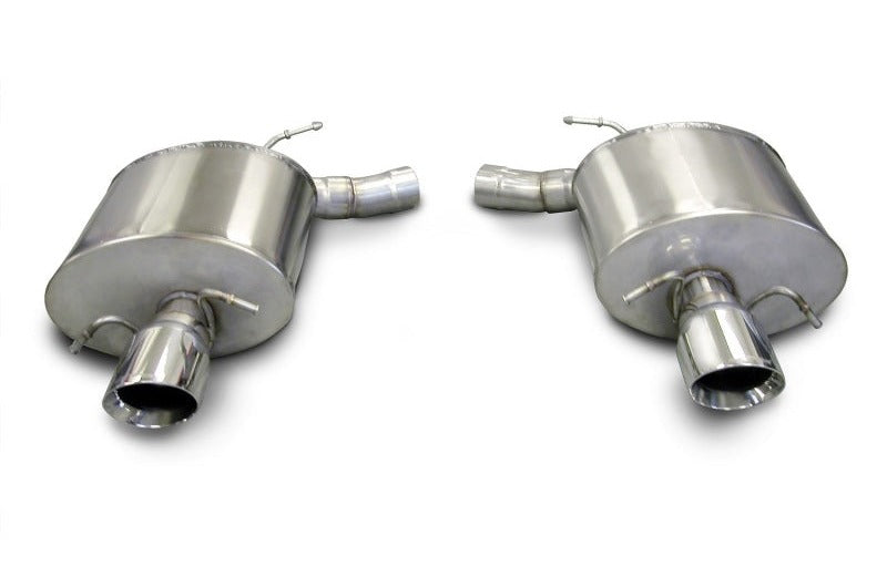Corsa 2009-2014 Cadillac CTS Sedan V 6.2L V8 Polished Sport Axle-Back Exhaust
