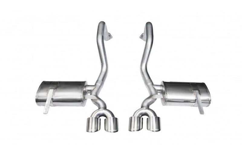 Corsa 1997-2004 Chevrolet Corvette C5 Z06 5.7L V8 Polished Xtreme Axle-Back Exhaust - 4.0 in Twin Tips