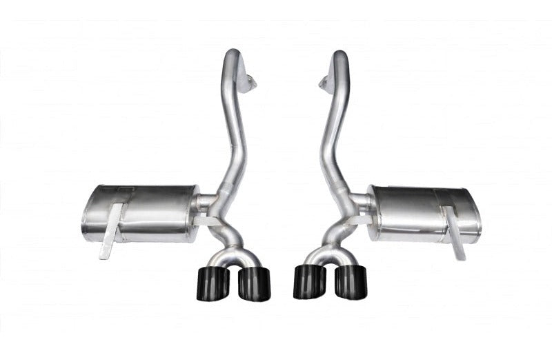 Corsa 1997-2004 Chevrolet Corvette C5 Z06 5.7L V8 Black Xtreme Axle-Back Exhaust