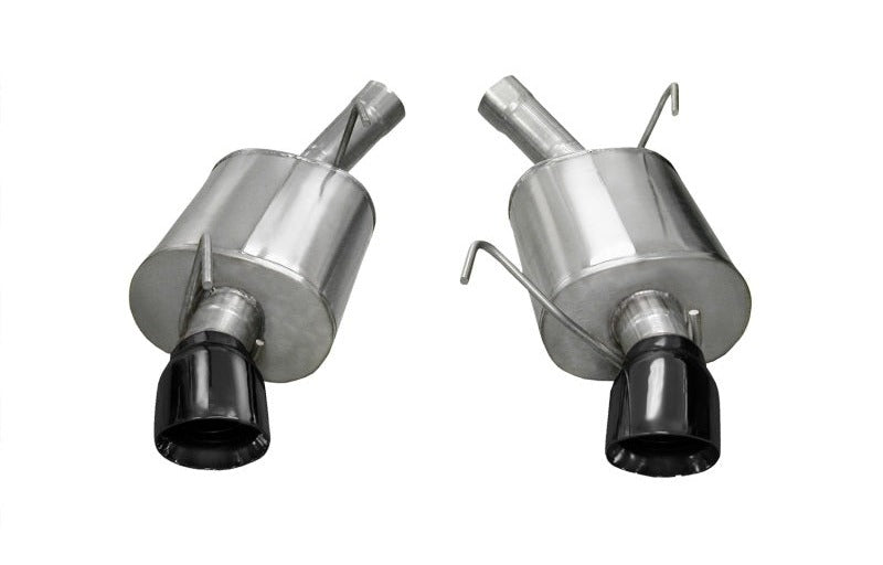 Corsa 2005-2010 Ford Mustang Shelby GT500 5.4L V8 Black Sport Axle-Back Exhaust
