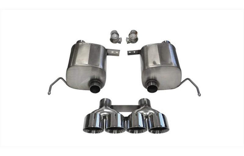 Corsa 2014-2019 Corvette C7 Coupe 6.2L V8 AT/MT 2.75in Valve-Back Dual Rear Exit Polished Xtreme Exh
