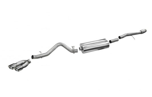 Corsa 2014-19 Sierra/Silvrd 1500 Crew/Dbl / Short/Std. Bed 6.2L V8 Polished Sport Single SideCB Ext