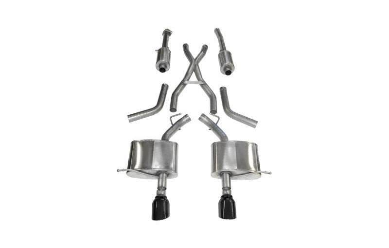 Corsa 2011-2026 Dodge Durango 5.7L V8 Black Sport Dual Rear Cat-Back Exhaust