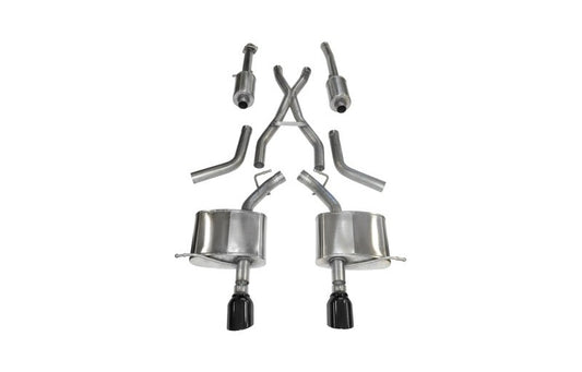 Corsa 2011-2026 Dodge Durango 5.7L V8 Black Sport Dual Rear Cat-Back Exhaust