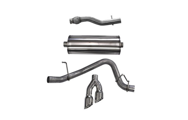 Corsa 2015-2020 GMC Yukon XL 1500 5.3L V8 3in Cat-Back Single Side Exit Twin 4in Polished Tips