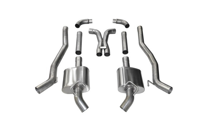 Corsa 2010-2013 Chevrolet Camaro SS 6.2L V8 Manual Xtreme 3in Cat-Back (No Tips Uses Factory Bezels)