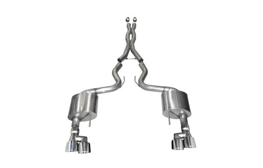 Corsa 2020+ Cadillac CT5-V 3in Cat Back Exhaust - 4.5in Black Twin Tips (Xtreme)