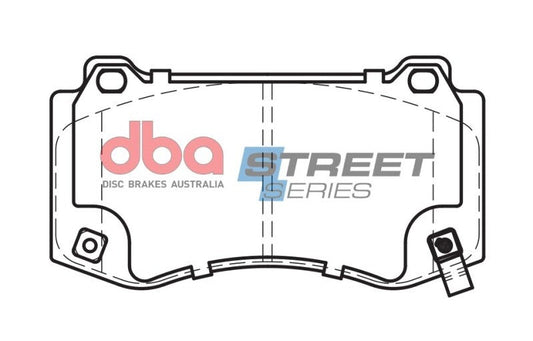 DBA 05-23 Chrysler 300 C SRT8 Front Street Series Brake Pads