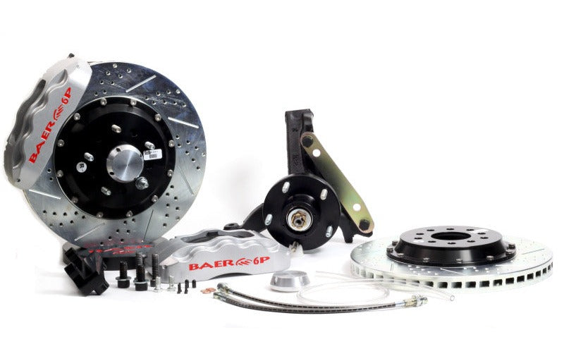 Baer Brakes 94-96 Chevrolet Impala 14in Pro+ Front Brake Kit-Silver-