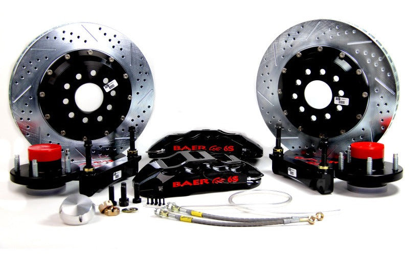 Baer Brakes 1965-1966 Ford Mustang 15in Extreme+ Front Brake Kit-Black-