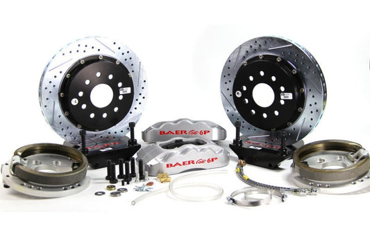 Baer Brakes 1992-1993 GMC Typhoon 14in Pro+ Rear Brake Kit-Silver-