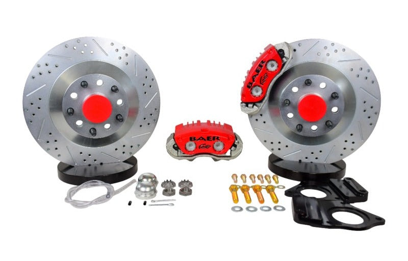 Baer Brakes Applications Using Mustang II Spindles 13in Classic Series Front Brake Kit — 5x4.75" BC