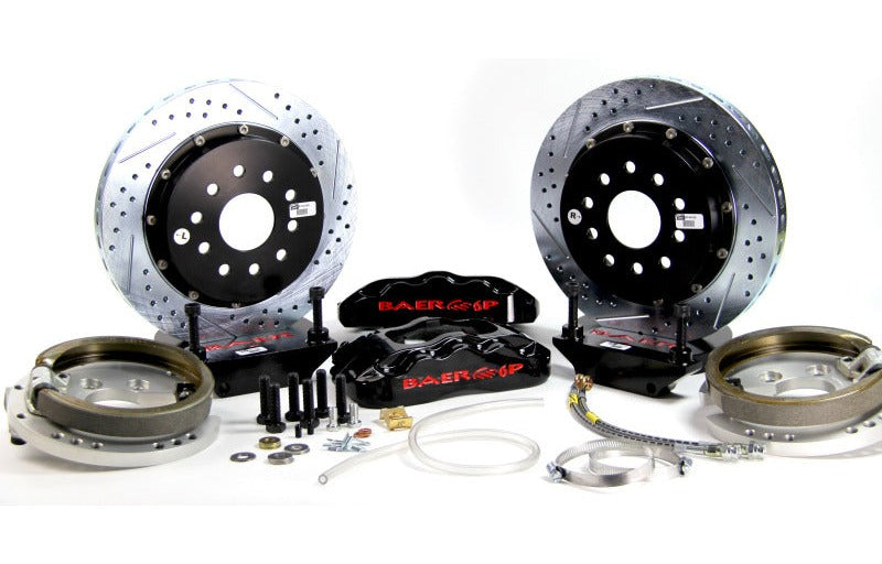Baer Brakes 1992-1993 GMC Typhoon 14in Pro+ Rear Brake Kit-Black-