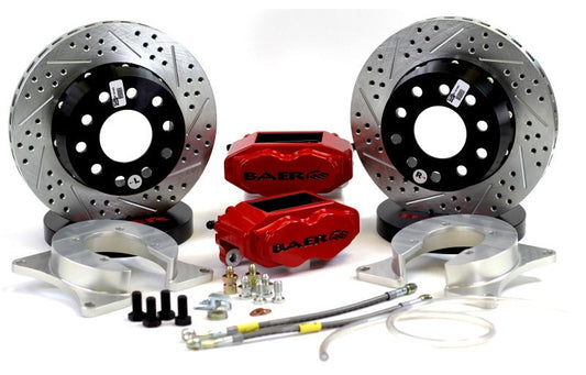 Baer Brakes Rear Ends with Ford 8/9in Small Bearing Housing Ends 11in SS4+ Rear SDZ Brake Kit - Comp Yellow