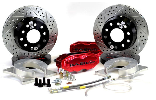 Baer Brakes Rear Ends with Ford 9in Torino Bearing HE 11in SS4+ Deep Stage Rear SDZ Brake Kit - Fire Red