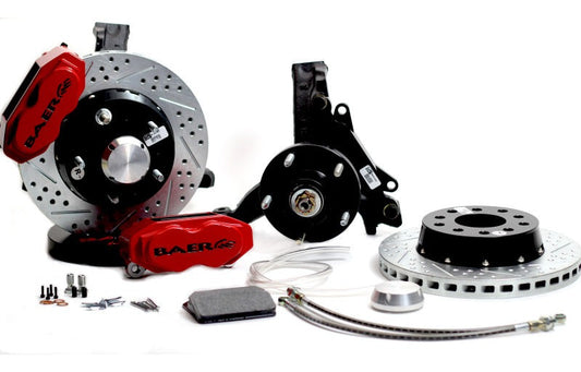 Baer Brakes 78-88 Buick Regal STD Studs 11in SS4+ Front SDZ Brake Kit - Hugger Orange — Fits 78-88 GM G-Body Vehicles…