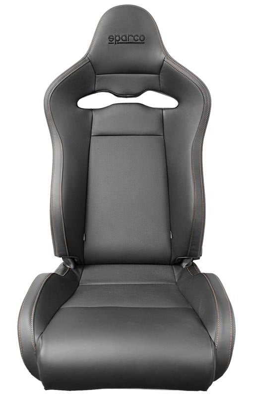 Sparco Seat SPX Special Edition Black/Grey w/ Matte Carbon Shell - Left