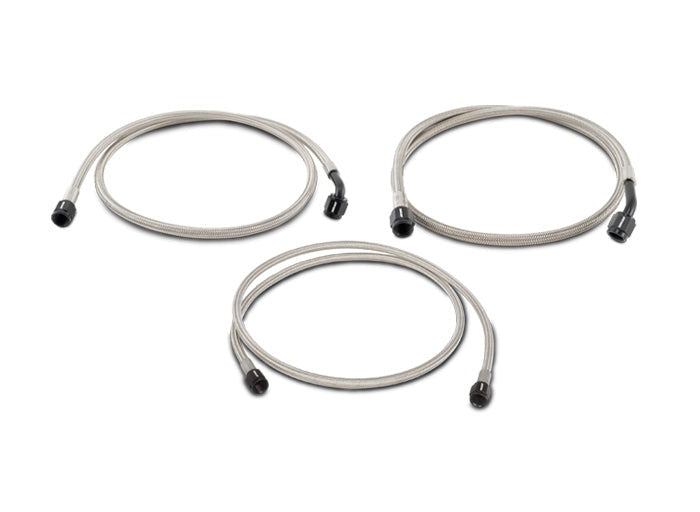 Vibrant 36in PTFE Hose Assembly w/8AN Female Fittings (Straight/90 Deg)