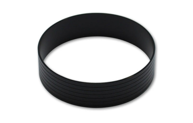 Vibrant HD Aluminum Union Sleeve for 2in OD Tubing - Hard Anodized Black