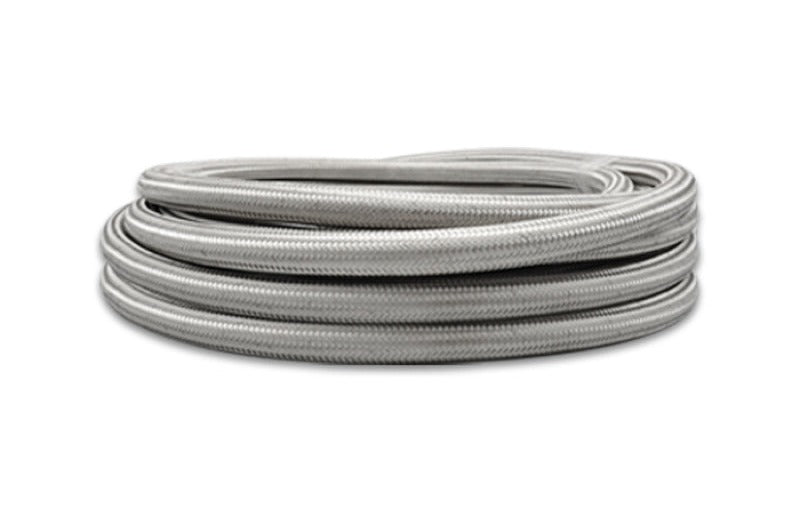 Vibrant SS Braided Flex Hose with PTFE Liner -10 AN (10 foot roll)