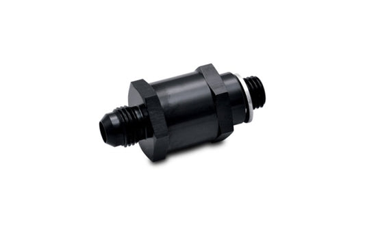 Vibrant Fuel Pump Check Valve -8AN Male Flare to 12mm x 1.5 Metric